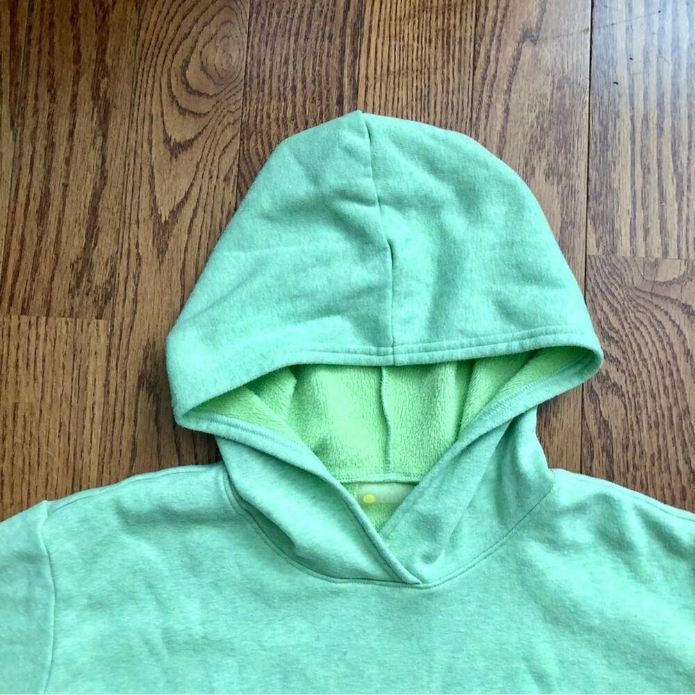 Zella Hooded Sweatshirt Pockets Mint Green Tunic Dress Girl’s Size XL (14-16) - Picture 2 of 6